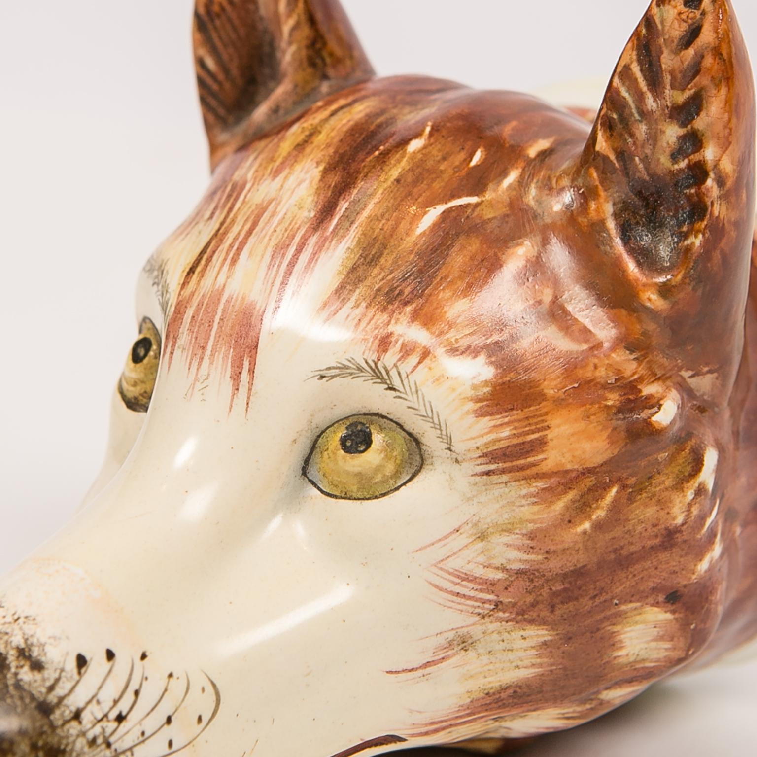 English Fox Head Stirrup Cup Deaccessioned from Colonial Williamsburg