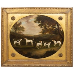 Les chiens de renard dans un paysage de John N. Sartorius
