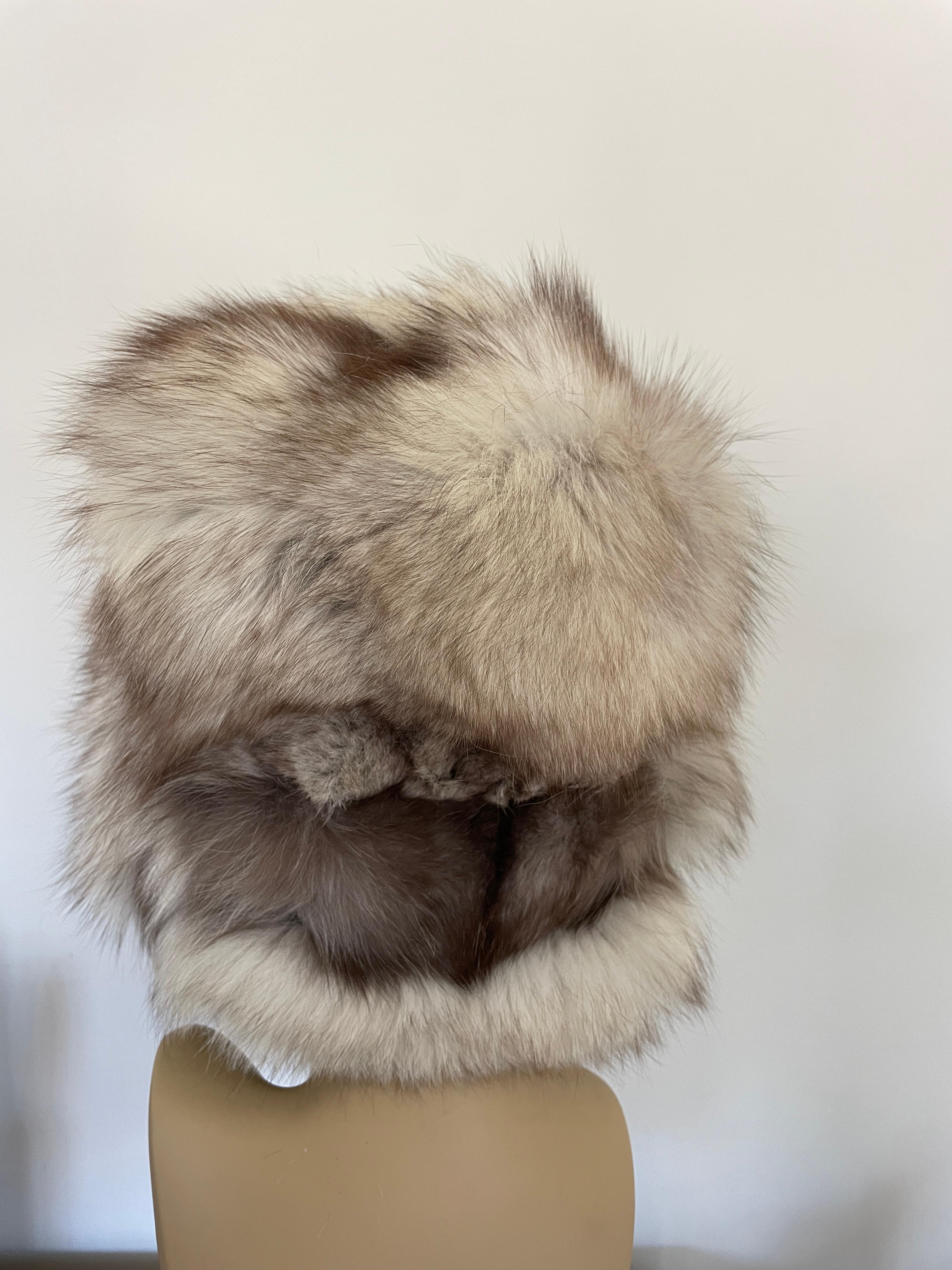 Fox Silver tipped Trapper Hat  For Sale 5