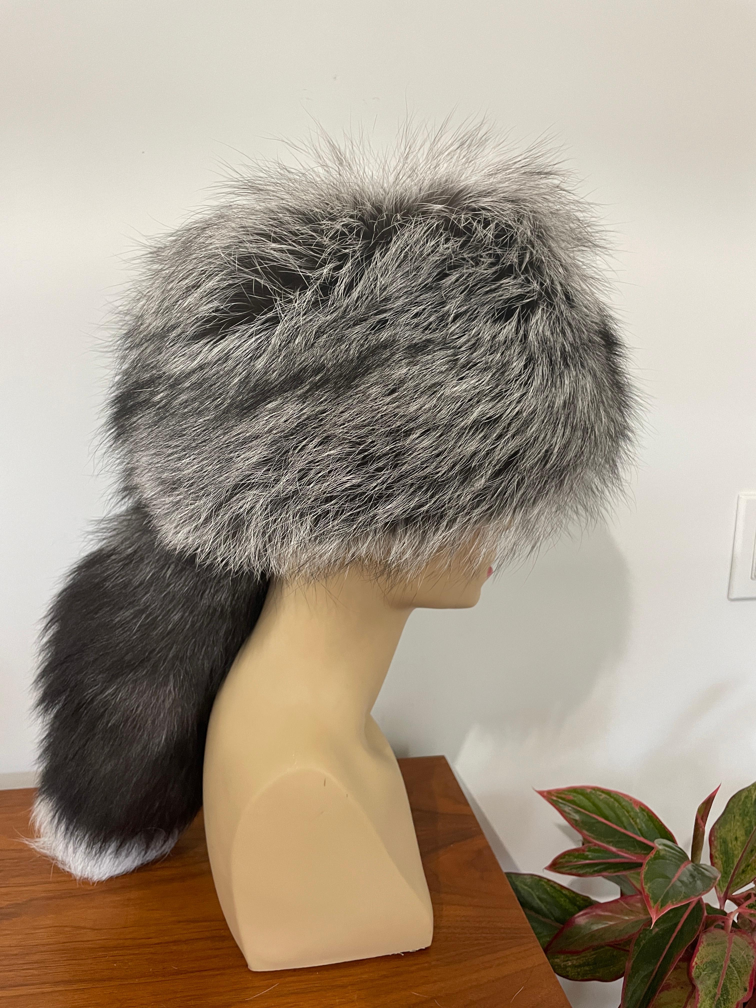 fox tail hat