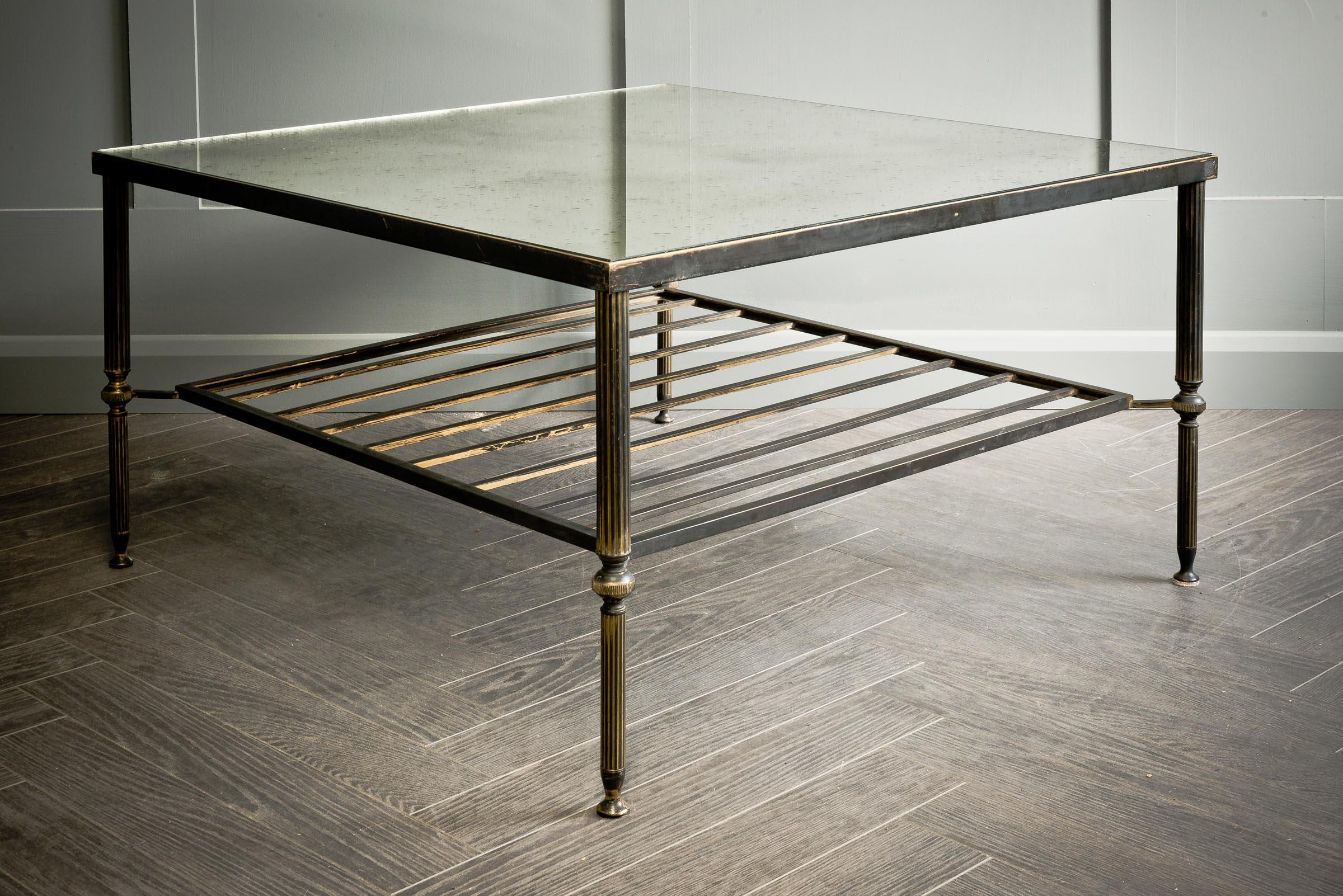 Foxed Mirror Top Coffee Table 5