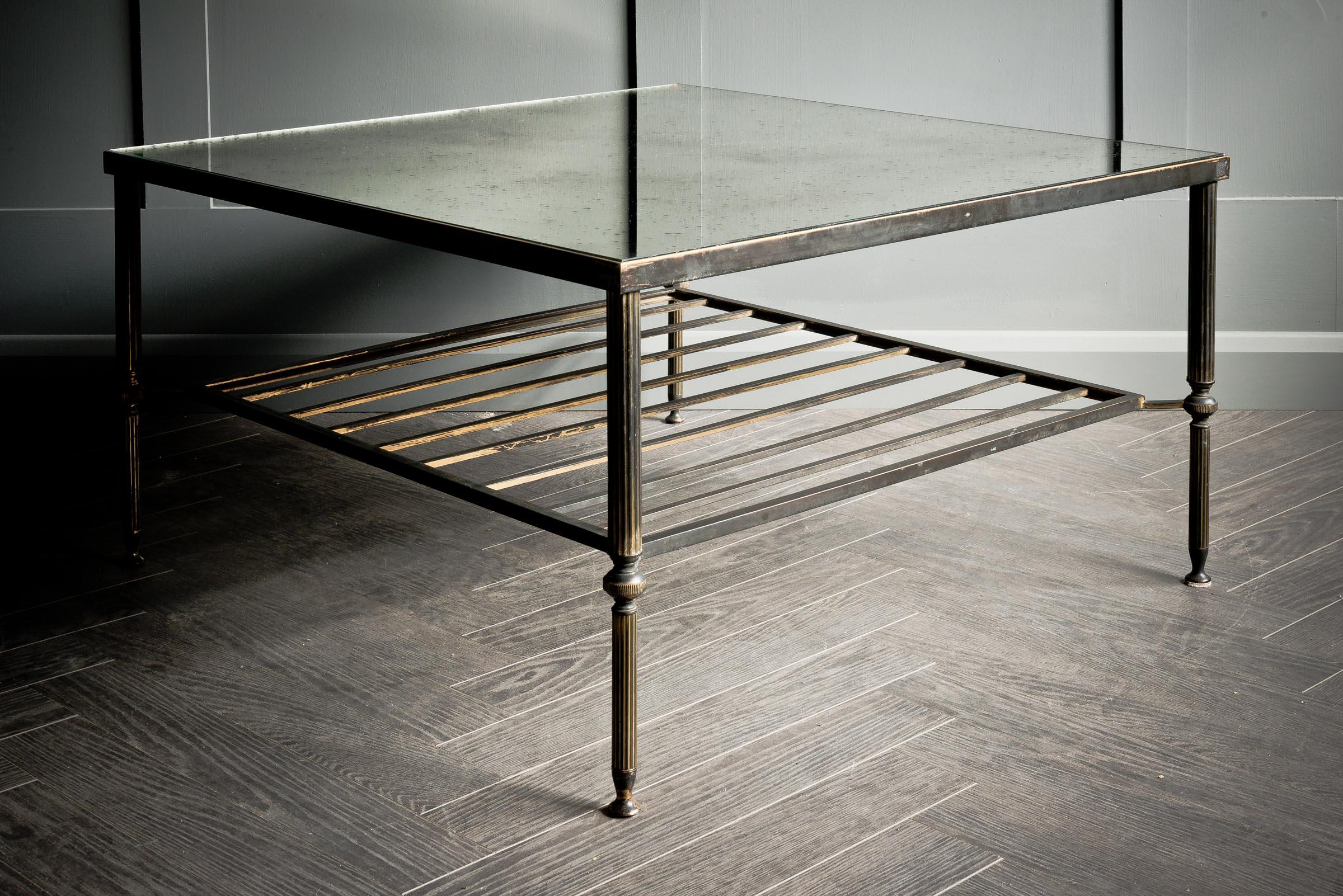 Foxed Mirror Top Coffee Table 6