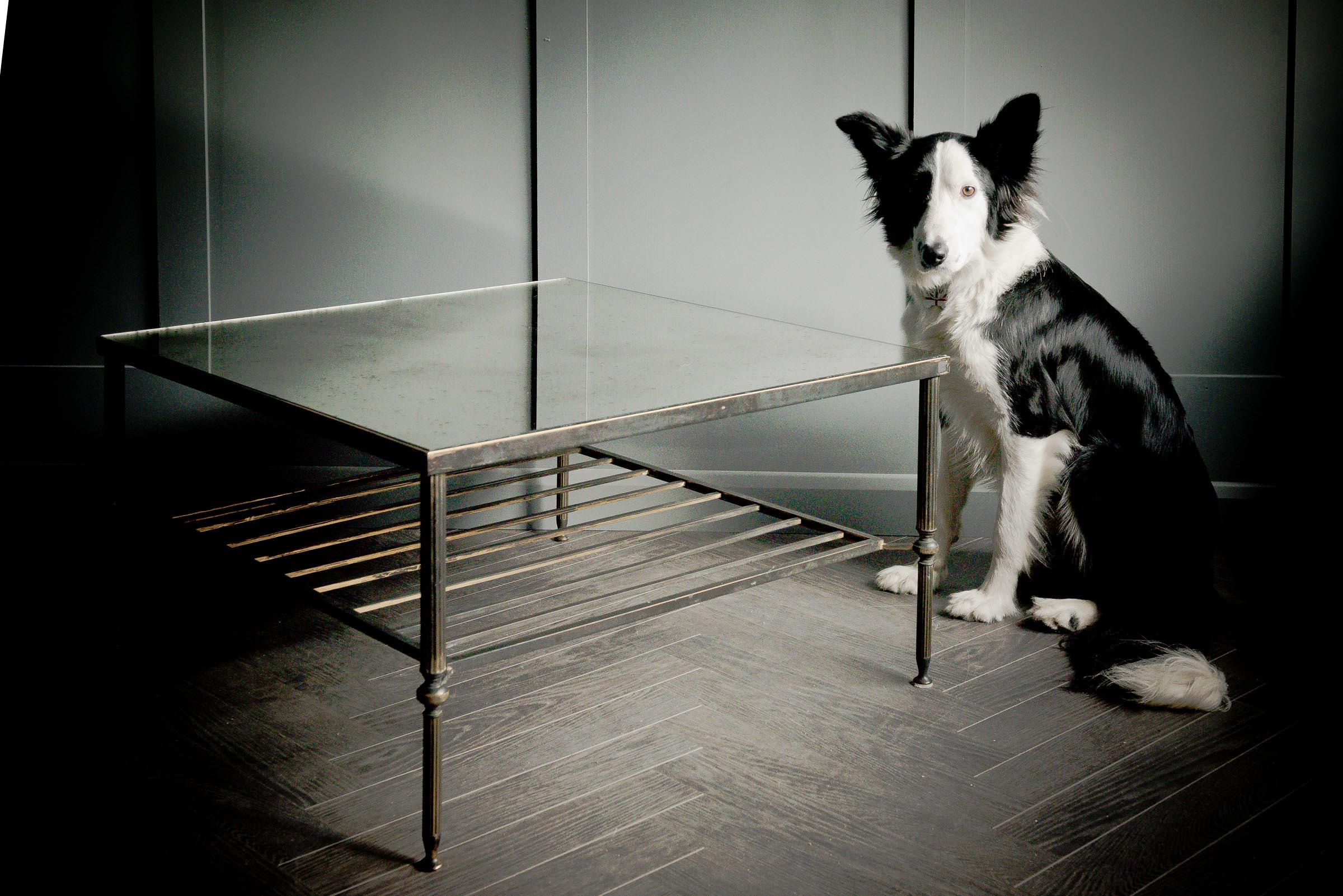 Foxed Mirror Top Coffee Table 9