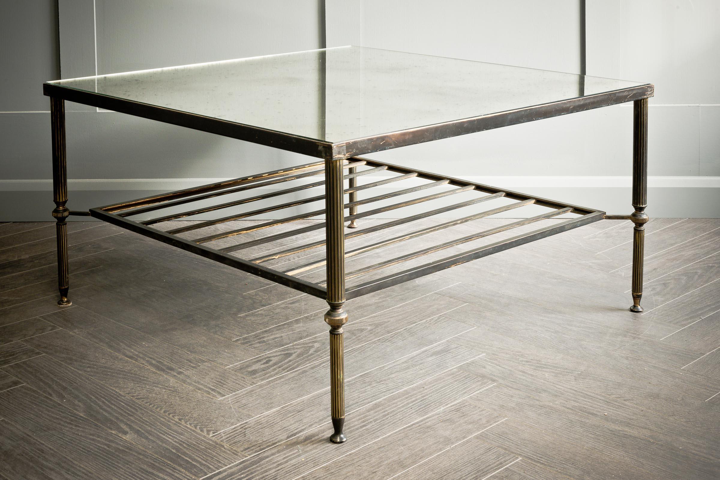 Foxed Mirror Top Coffee Table 1