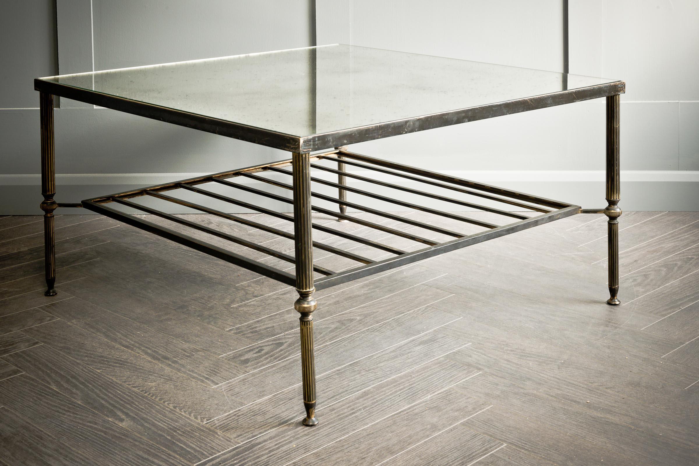 Foxed Mirror Top Coffee Table 3