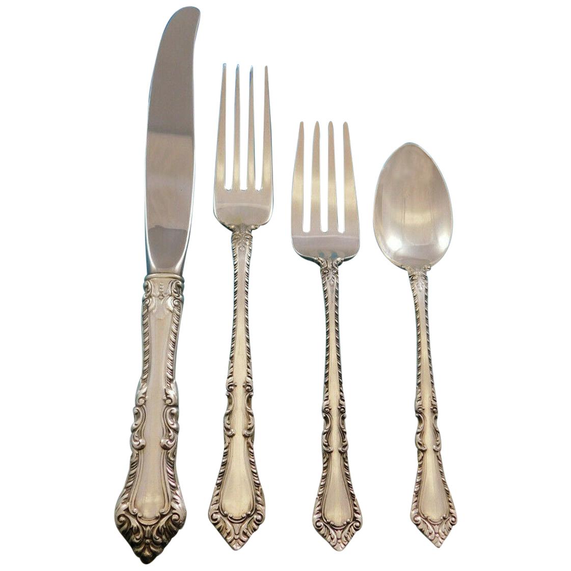 Foxhall by Watson Sterling Silver Flatware Service for 8 Set 32 Pieces For Sale