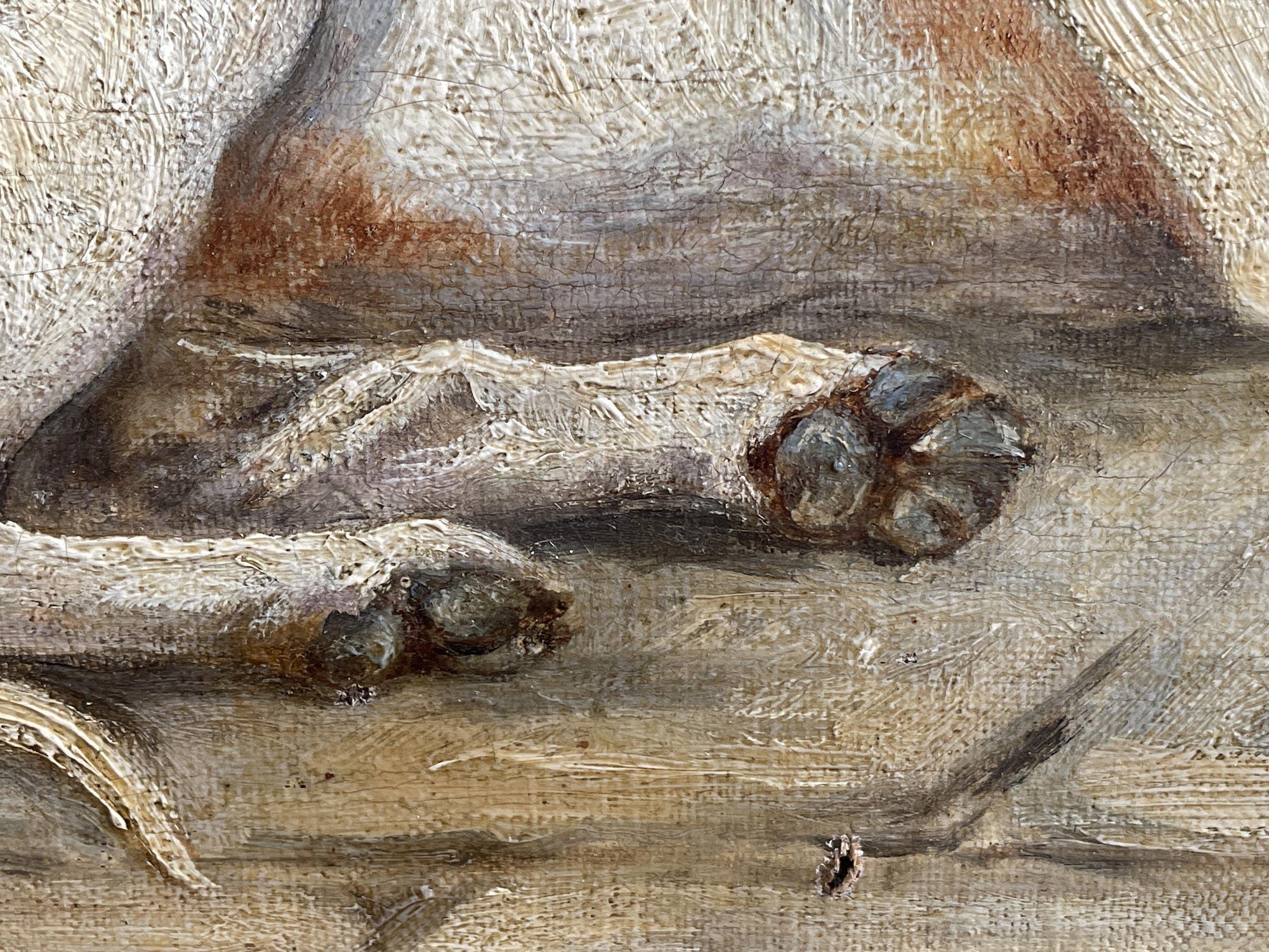 Foxhound Hund, Gemälde Öl auf Leinwand  im Angebot 2