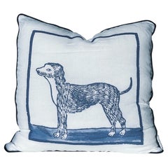 Foxhound Linen Pillow Cover