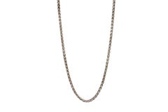 Foxtail Link Fancy Link 925 Sterling Silver Chain Necklace