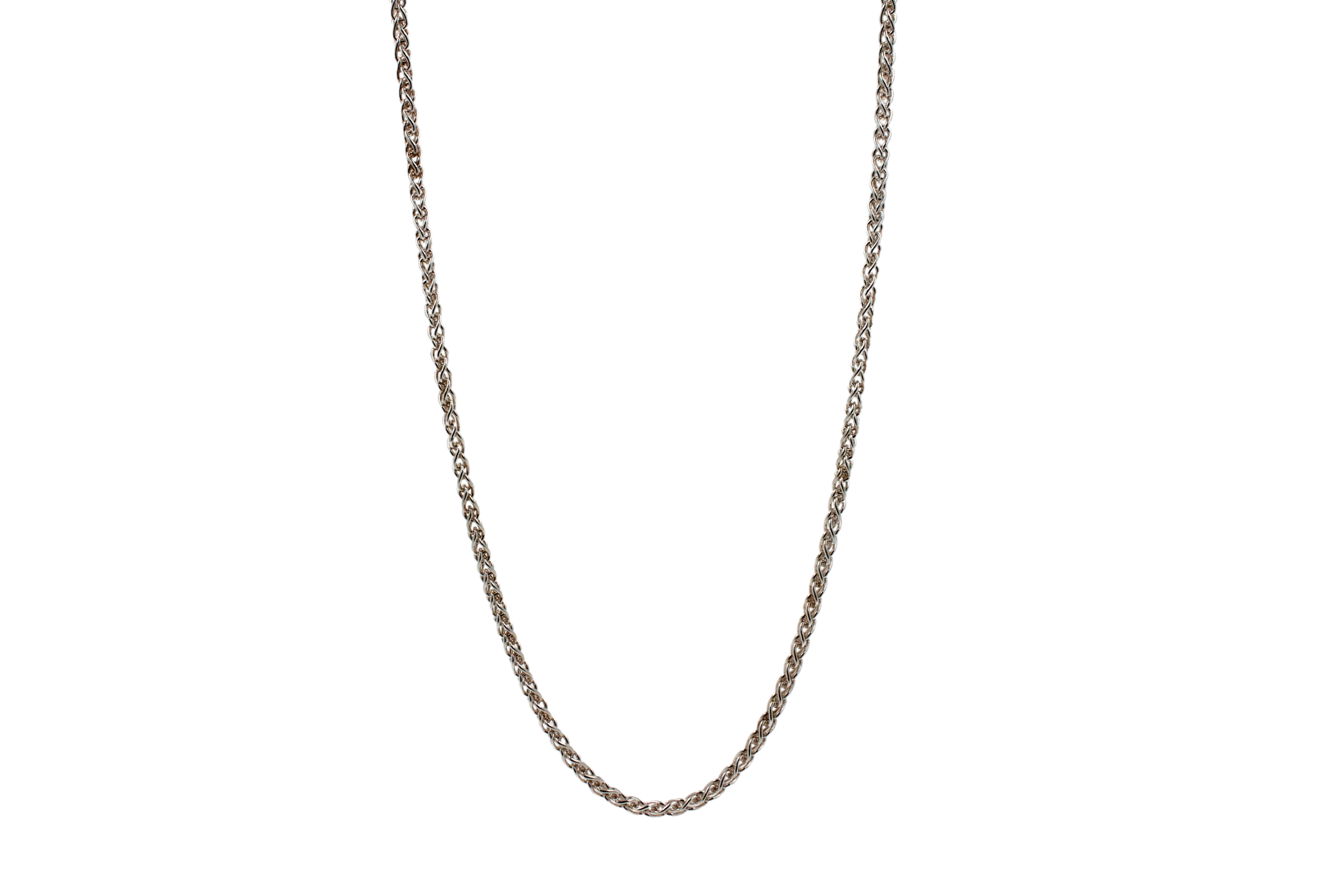 Modern Foxtail Link Fancy Link 925 Sterling Silver Chain Necklace
