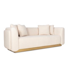 Foz 3-Sitz-Sofa, Messing & COM, Insidherland von Joana Santos Barbosa