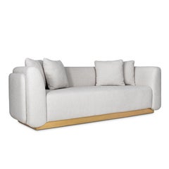 Canapé 3 places Foz, Bouclé & Brass, InsidherLand by Joana Santos Barbosa