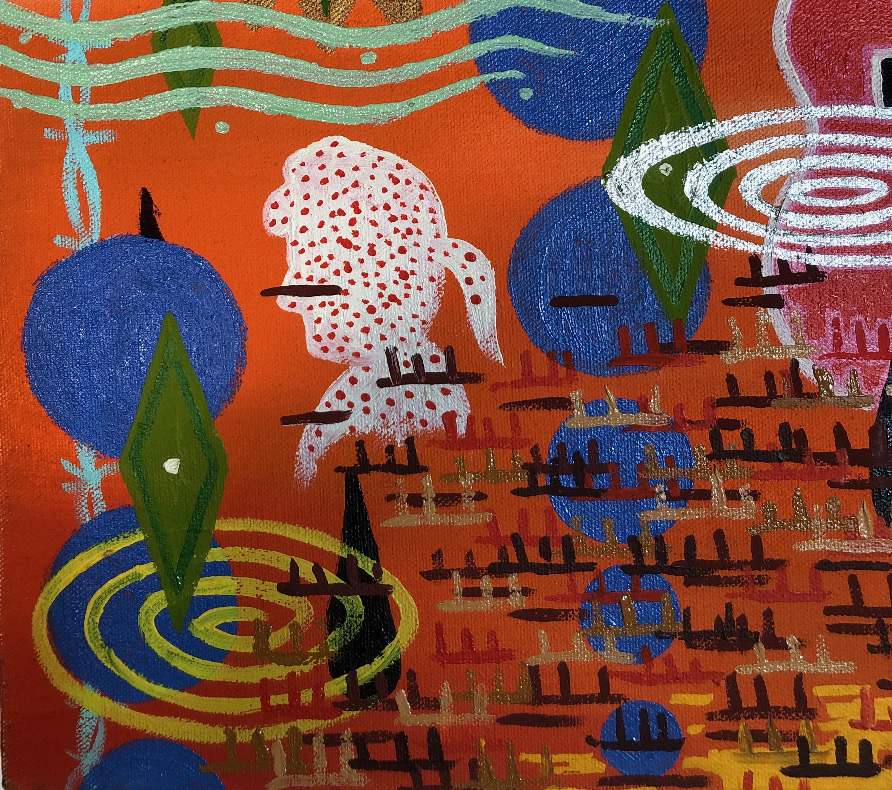 this work by Francis X. Pavy is one of 4 Water studies done in 2009. it's #0112009 meaning it's the 11th painting that year. 

the main colors are Dark Blue and Orange. 


 About Francis X Pavy
In the vast tapestry of the art world, Art collectors