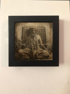 Bed of nails circus series exotic daguerreotype reproduction