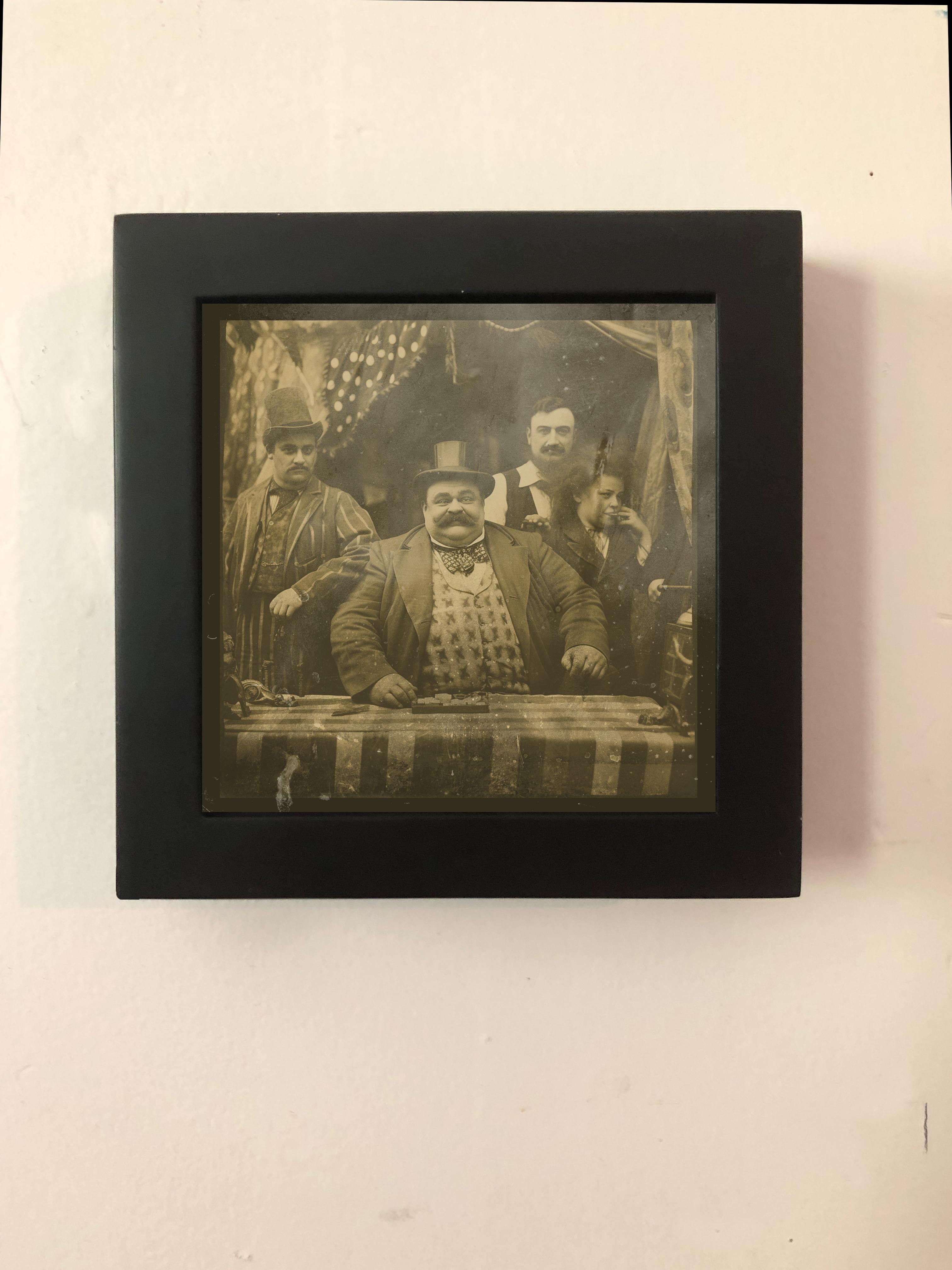Game of Chance - Circus Series,  daguerreotype reproduction - Photograph by FPA Francis Pavy Artist