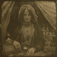 Gypsy Woman  --enchanting exotic daguerreotype reproduction 