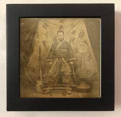 Japanese Samurai-exotic daguerreotype reproduction Framed