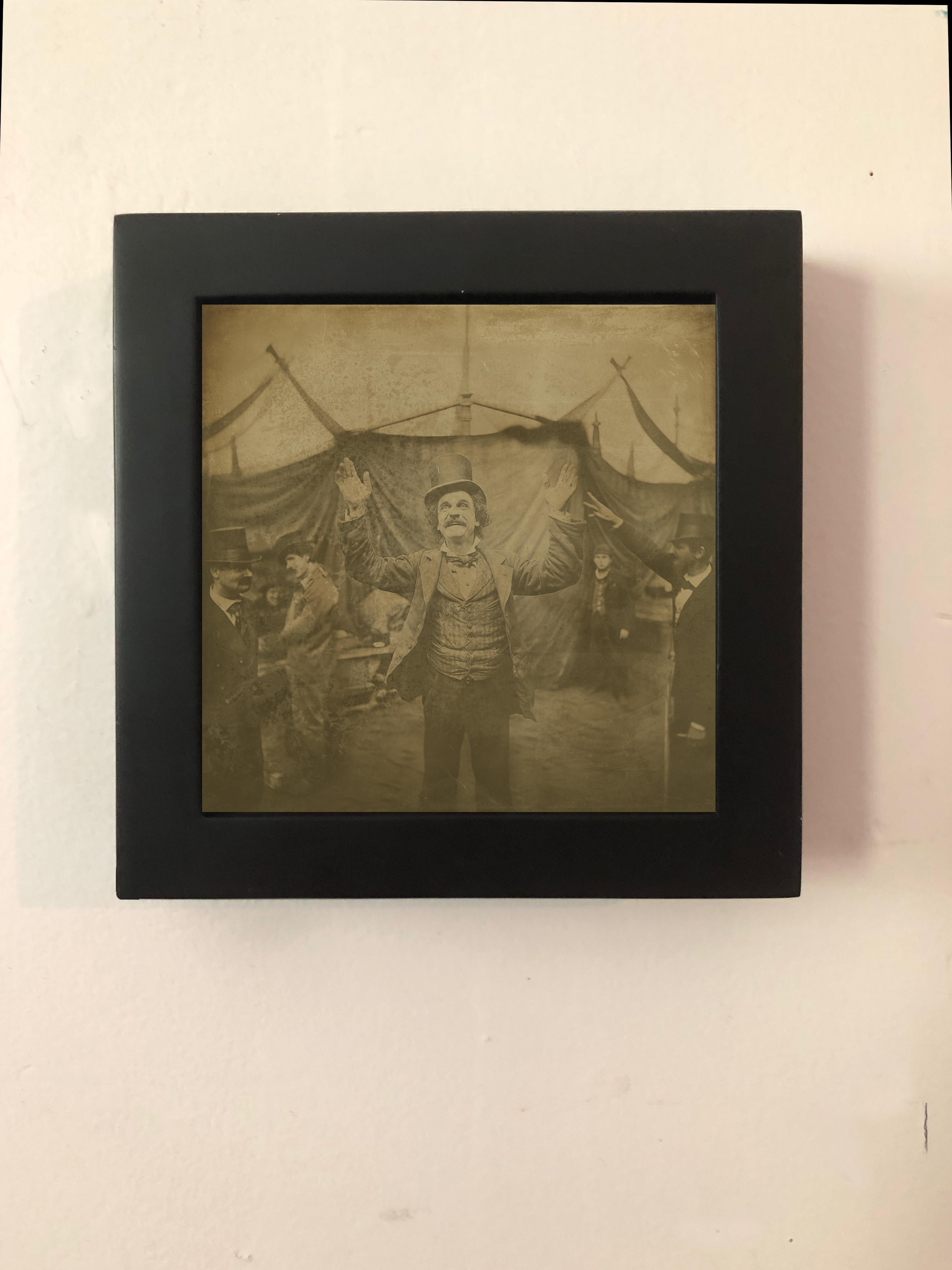 MASTER OF CEREMONIES   circus series    exotic daguerreotype reproduction  - Photograph by FPA Francis Pavy Artist