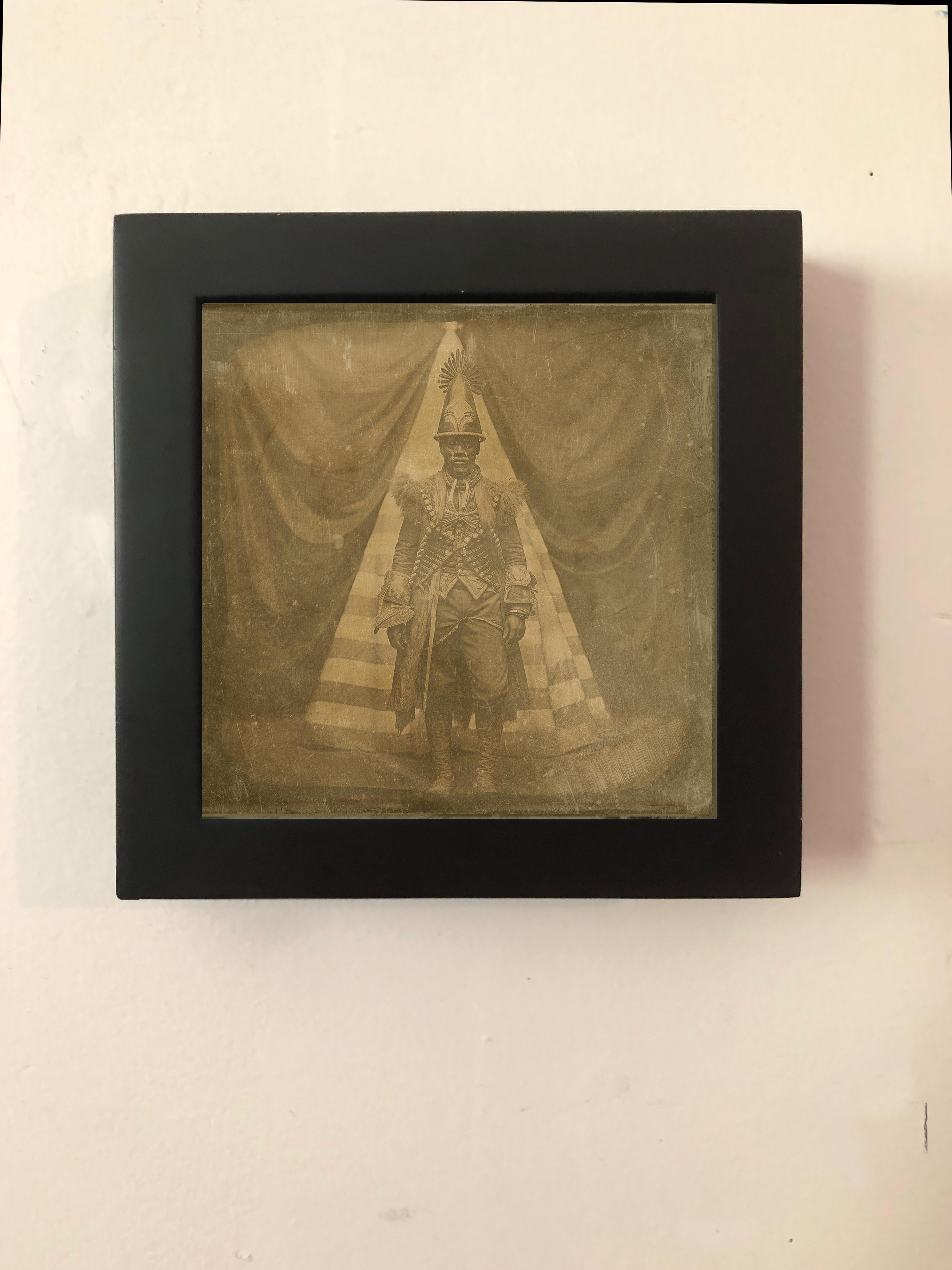 The Nubian Prince -exotic daguerreotype reproduction Framed - Photograph by FPA Francis Pavy Artist
