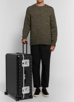 Fpm Milano Caviar Black Bank Spinner 76 Suitcase, Italy