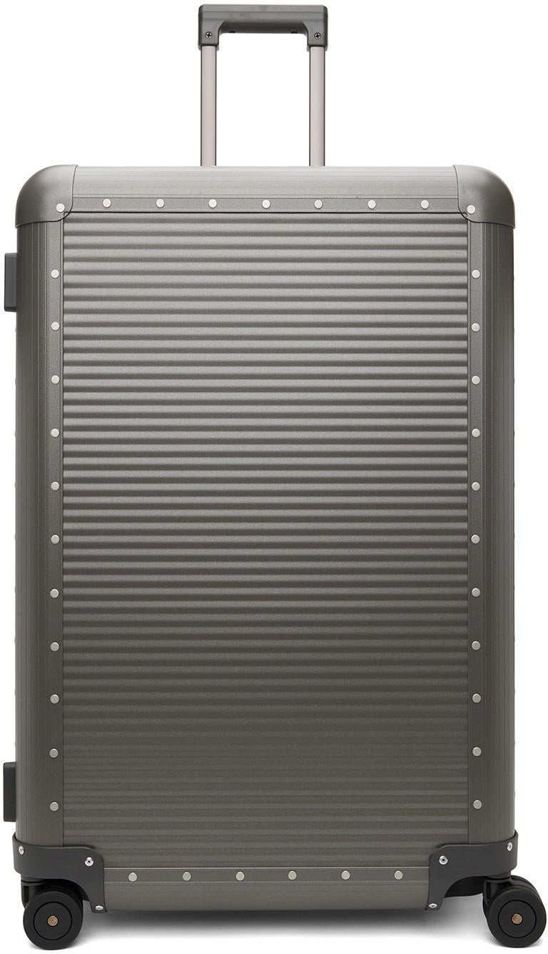 FPM Milano Steel Gray Bank Spinner 76 Suitcase, Italy 3