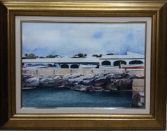 Bueno  Menorca  original realist watercolor painting