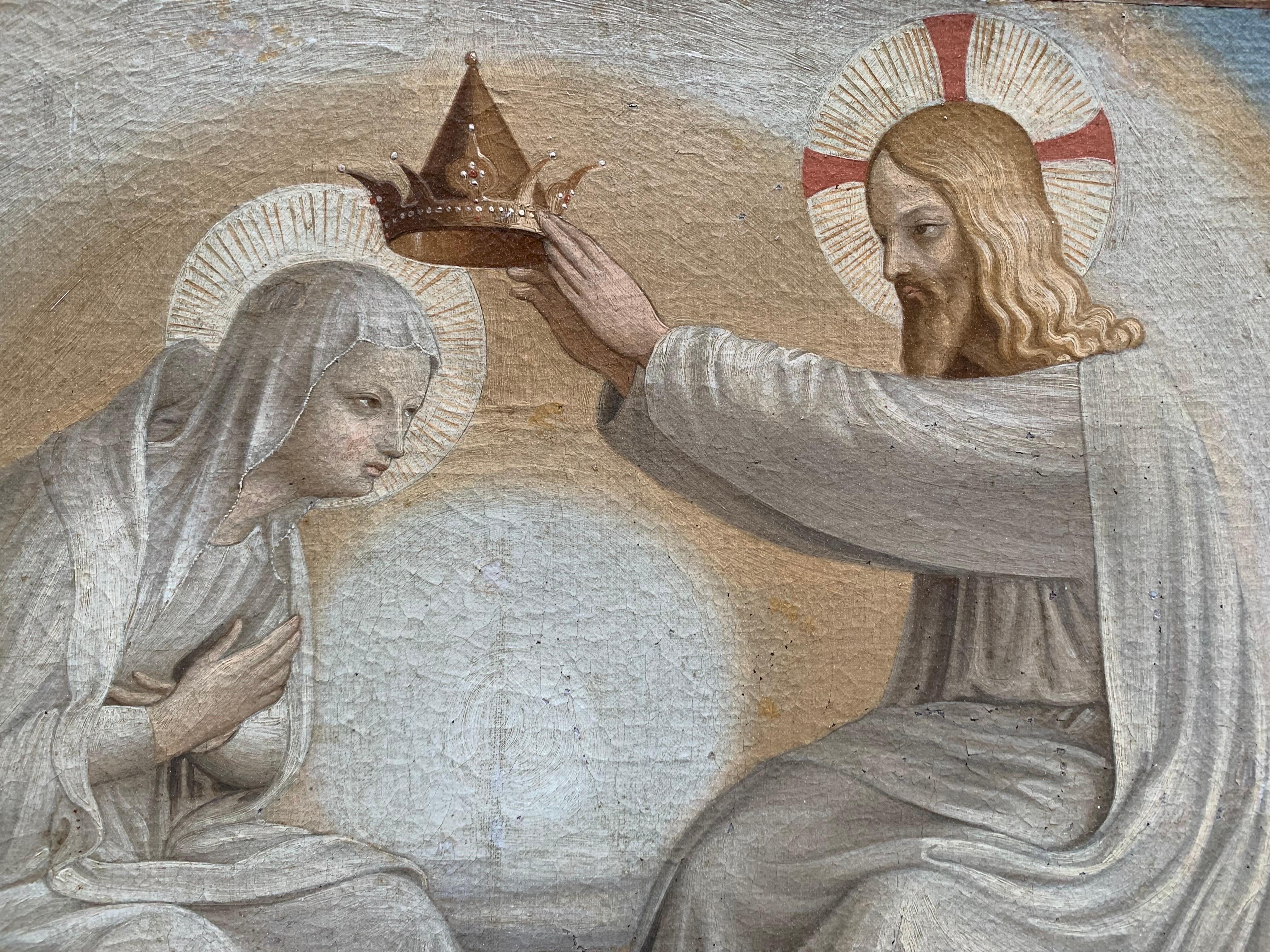 Incoronazione della Vergine, copia ottocentesca degli affreschi del Beato Angelico. 5
