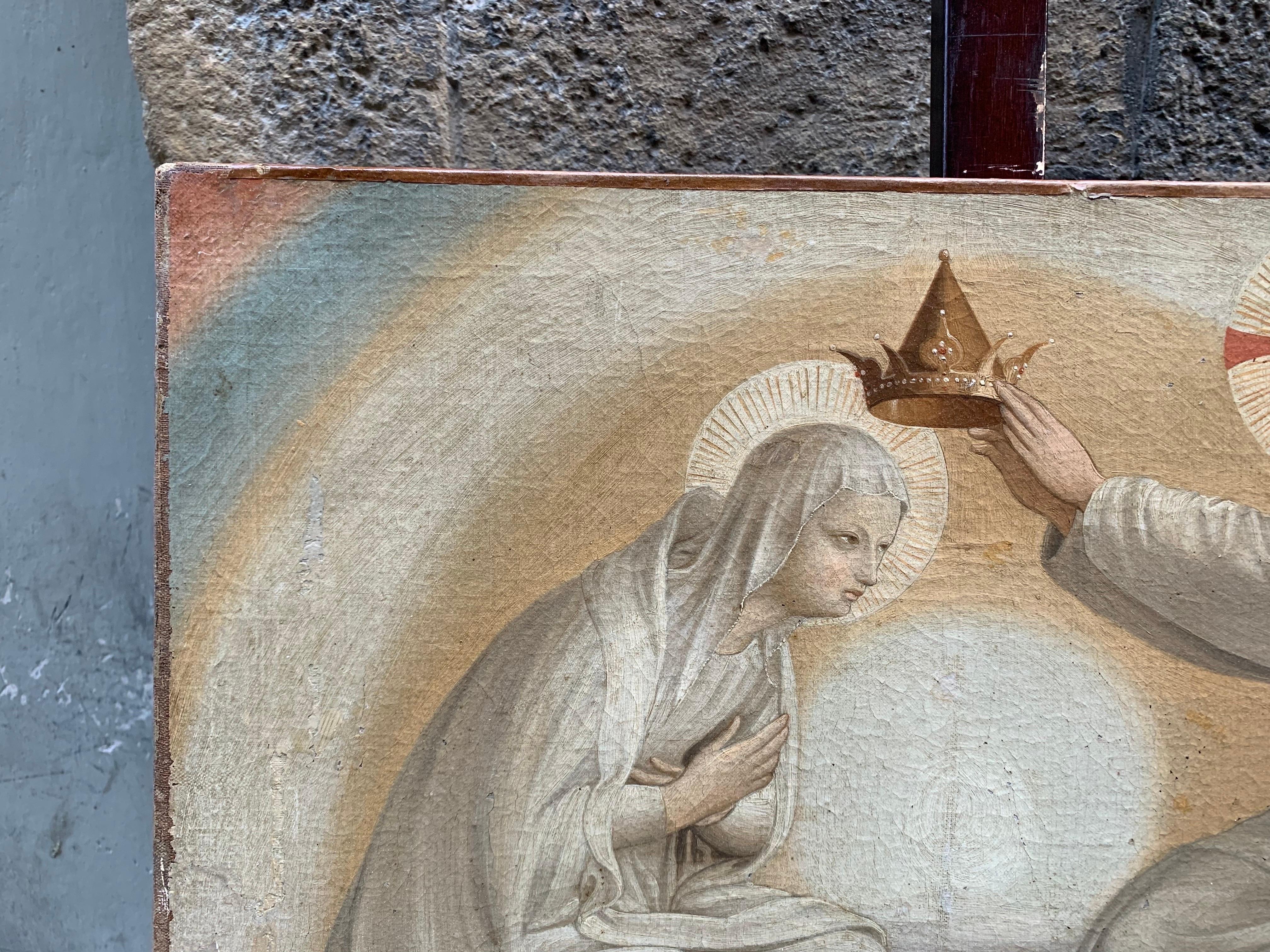 Incoronazione della Vergine, copia ottocentesca degli affreschi del Beato Angelico. 7