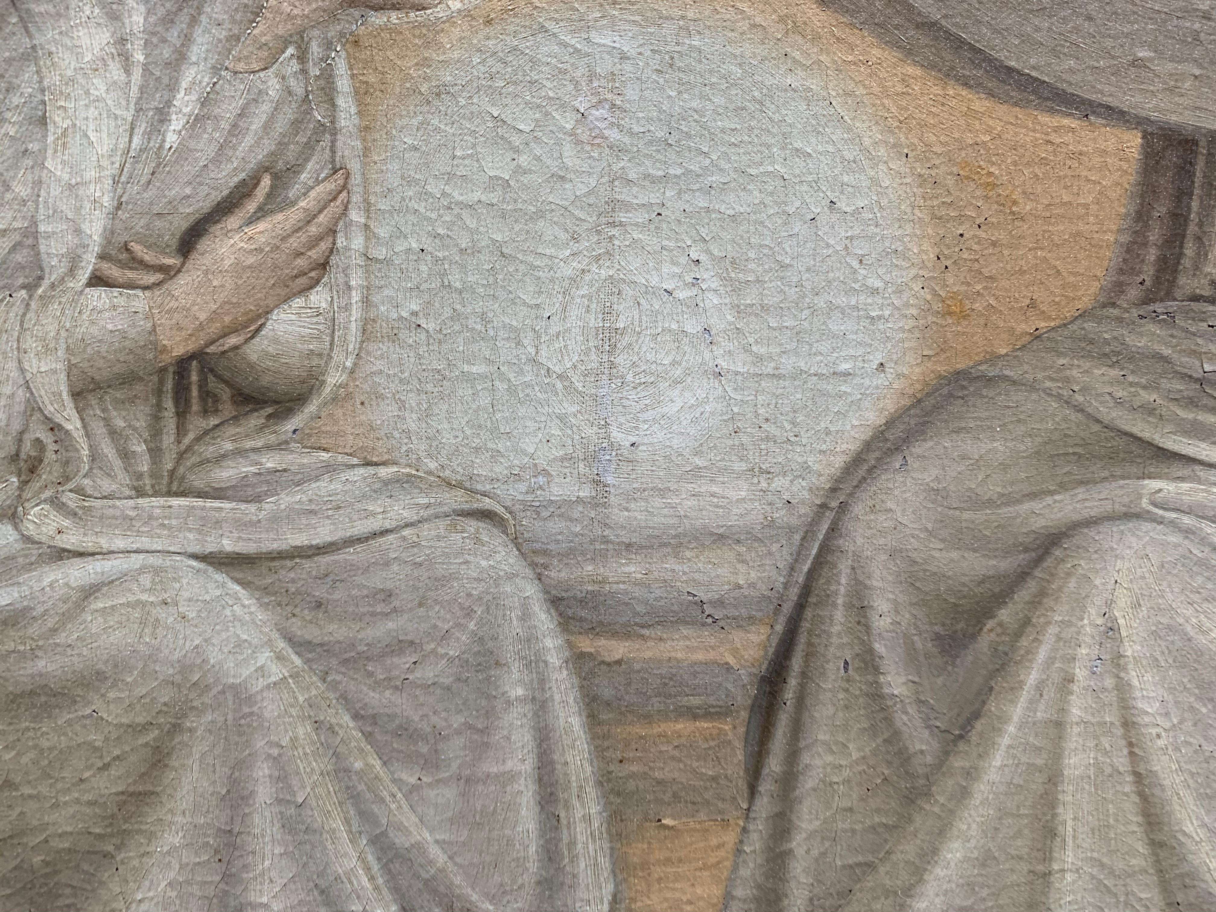 Incoronazione della Vergine, copia del XIX secolo da Fra Angelico
Olio su tela, 43 × 60 cm

Copia ottocentesca ispirata all'affresco dipinto da Fra Angelico intorno al 1440 per il convento domenicano di San Marco a Firenze, in una cella destinata