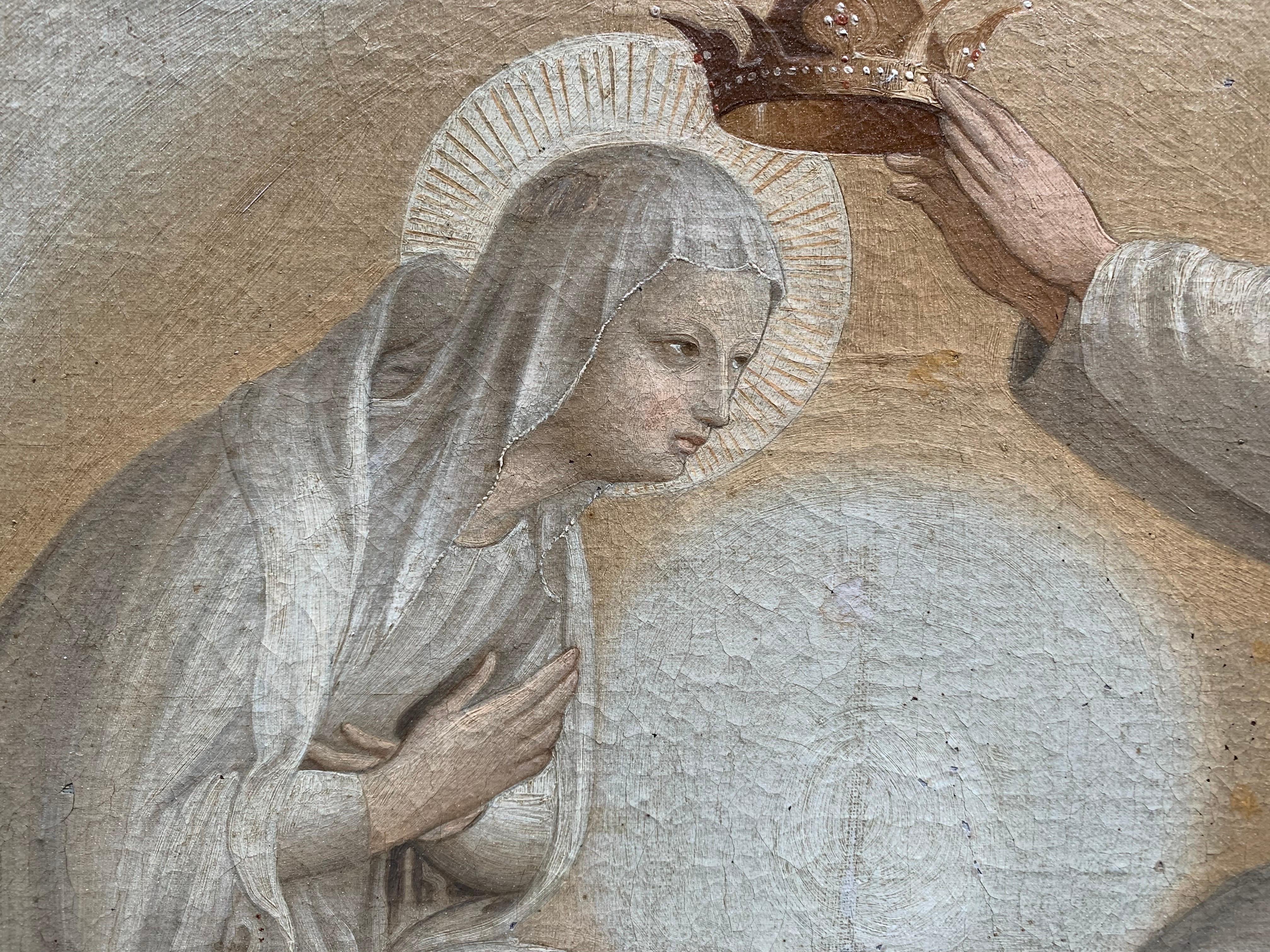 Incoronazione della Vergine, copia ottocentesca degli affreschi del Beato Angelico. 4