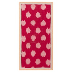 Gezähmtes antikes Seiden-Ikat-Fragment, Usbekistan, 1900er Jahre
