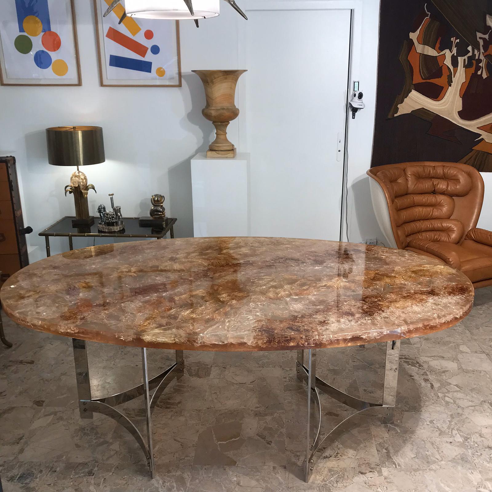 Fractal Resin Dinning Room Table by Gilles Charbin 4