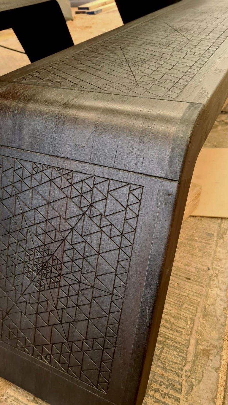 Fractal Solid Teak Picnic Table and Bench For Sale at 1stDibs teak