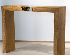 Fracture Bois Déchiré Sculptural Console Table by Meubles Thouret