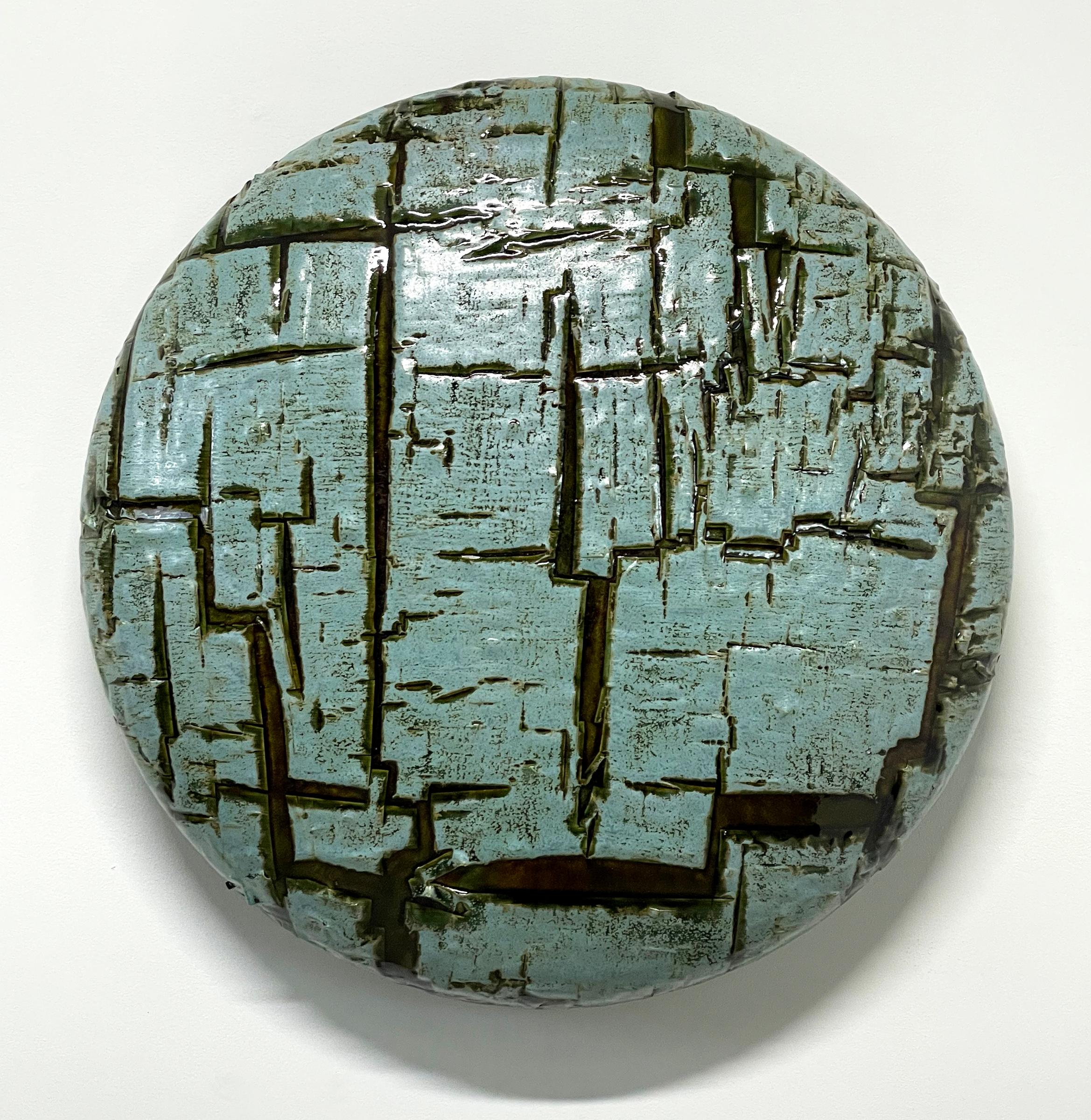 American Fractured - Ceramic Wall Sculpture by William Edwards For Sale