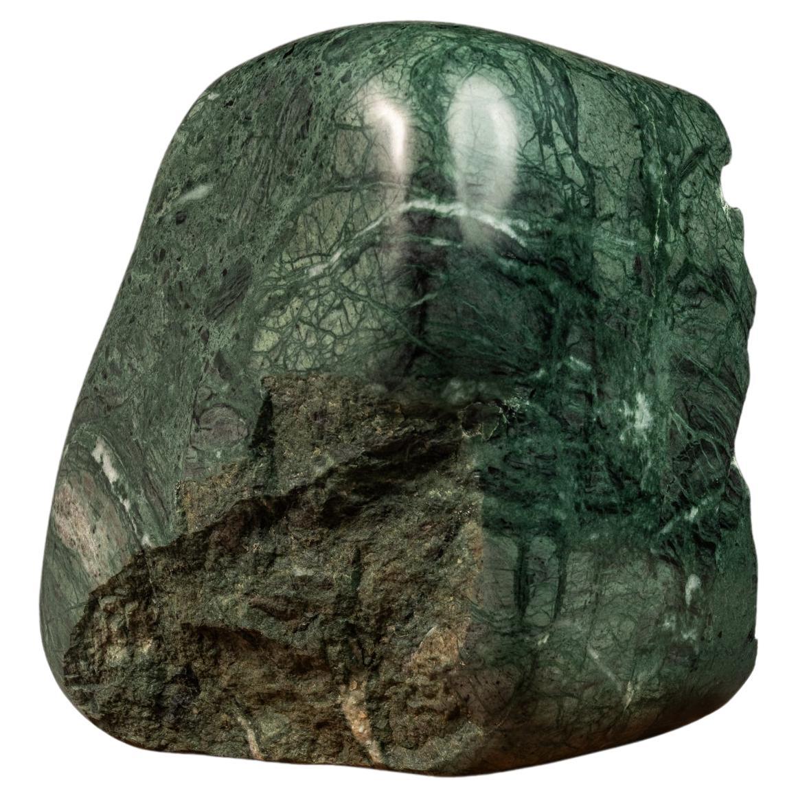 "Fractured Vase" Sculpture in Green Marble, Mark Leblanc, Leblanc Studios, 2020s