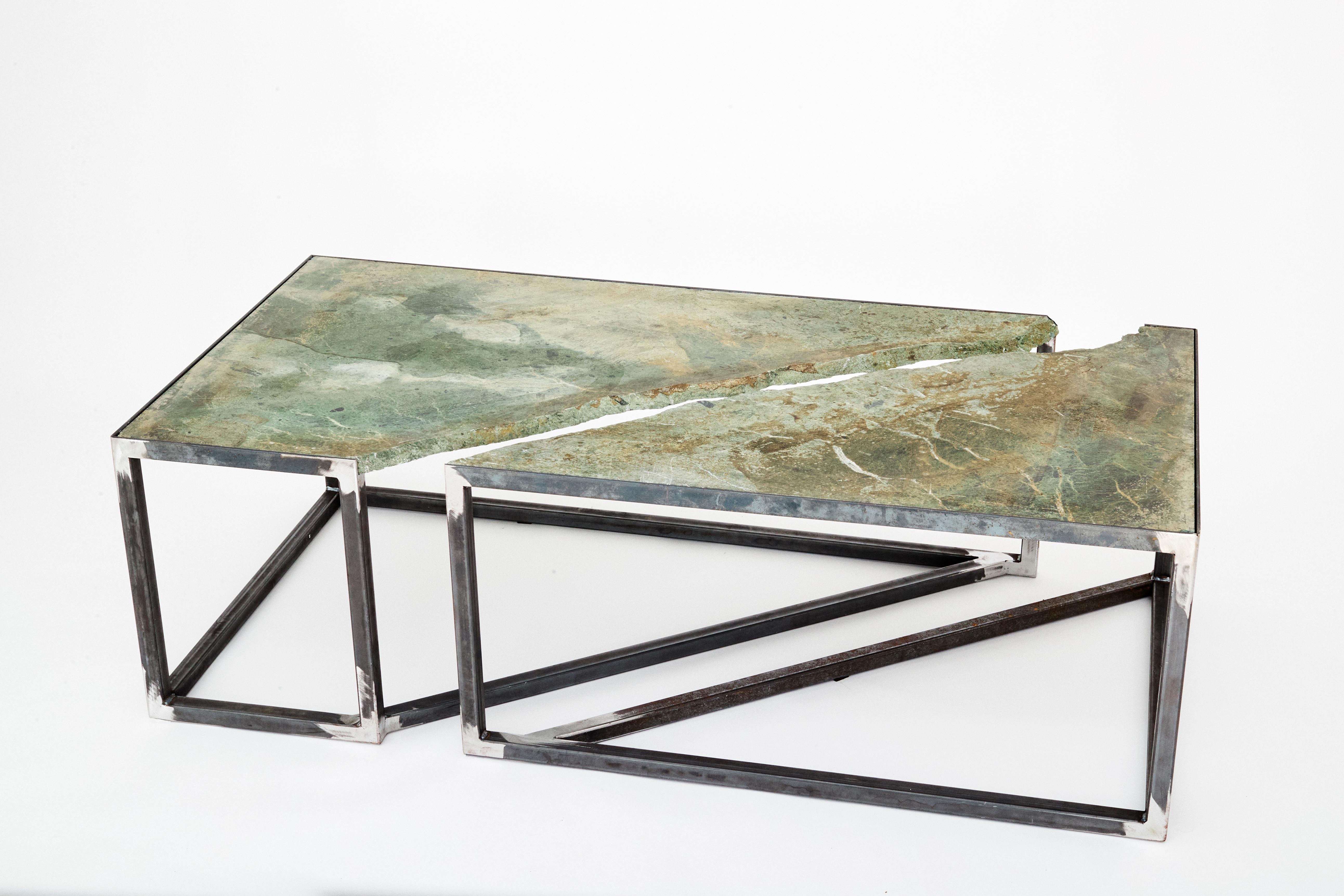 Fractus coffee table by Federico Fontanella
Dimensions: W 130 x D 62 x H 40 cm
Materials: brass, iron, marble

Federico Fontanella is the founder of Milan based design studio, Federico Fontanella Studio. He is constantly inspired by his curiosity