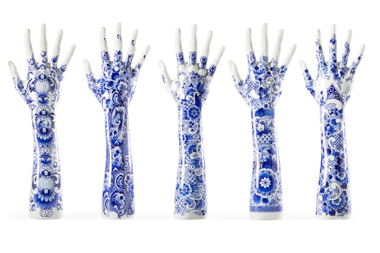 Fragile Fingers on a Grand Piano, by Marcel Wanders, 2013, Unique, Pair #3/6 For Sale 1