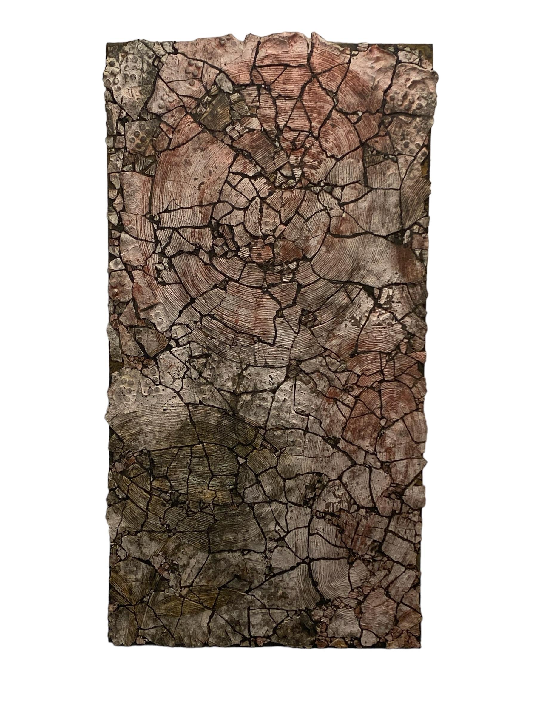 An impressive ceramic wall sculpture ”Fragile Flower