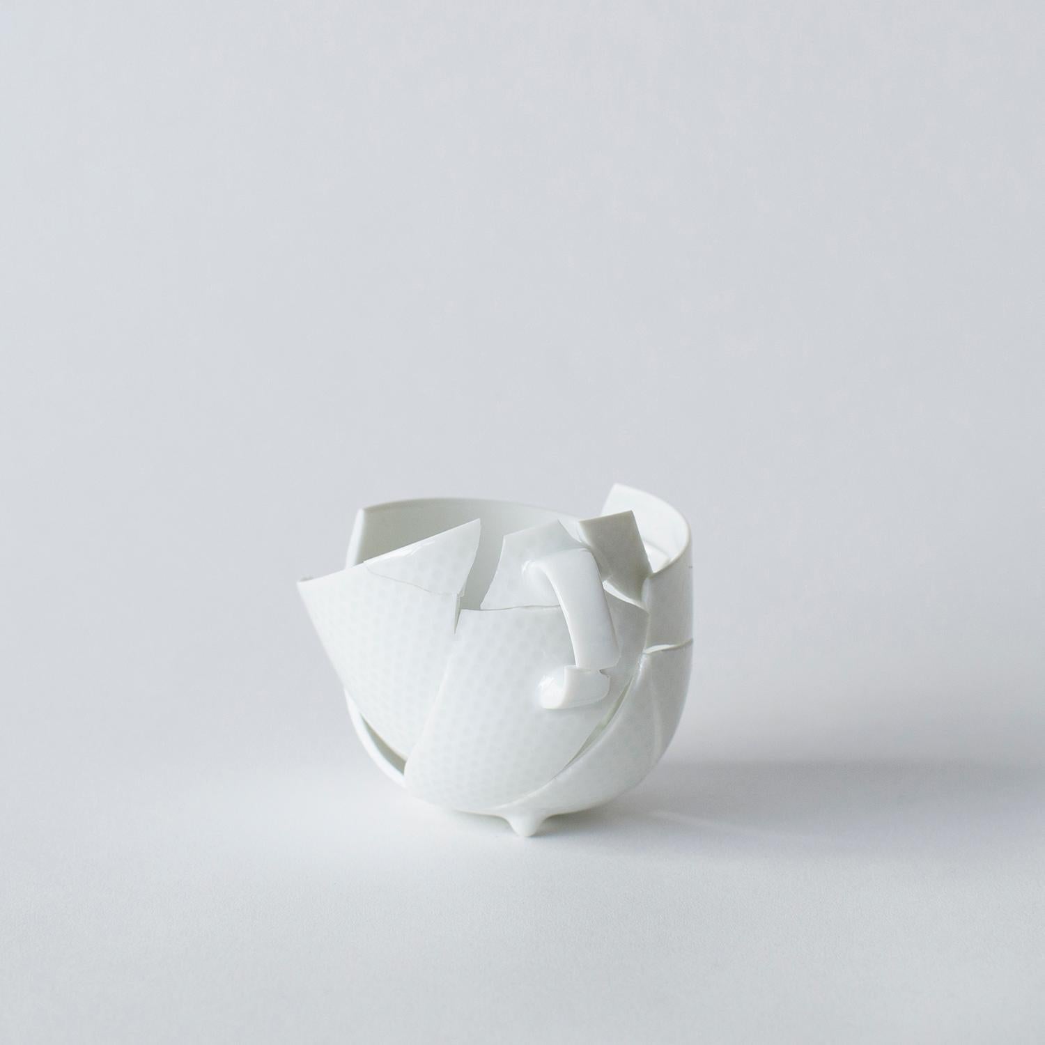Diese Serie besteht aus einigen Glas- und einigen Keramikarbeiten. Diese Werke sind in Form und Aussehen einzigartig. Norihiko Terayama schuf sie aus beschädigten Vasen, Kaffeetassen und so weiter. Er beginnt, das beschädigte Objekt in einige