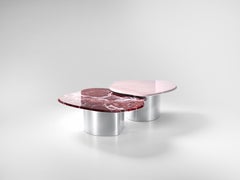 Fragment Coffee Table in Marble and Metal