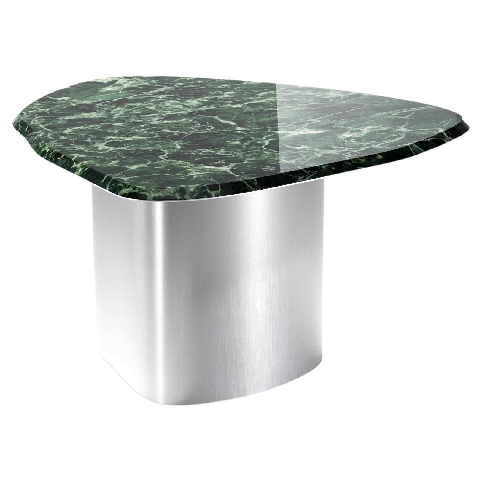 Table basse Fragment en marbre et métal