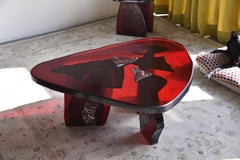 Fragment Coffee Table in Resin & Marble by Fict Studio