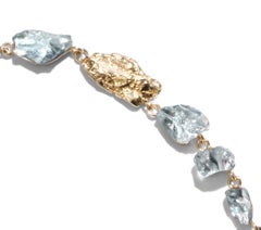 Fragment Et Marionite 2 Necklace in Bronze & Mirror by Marion Fillancq
