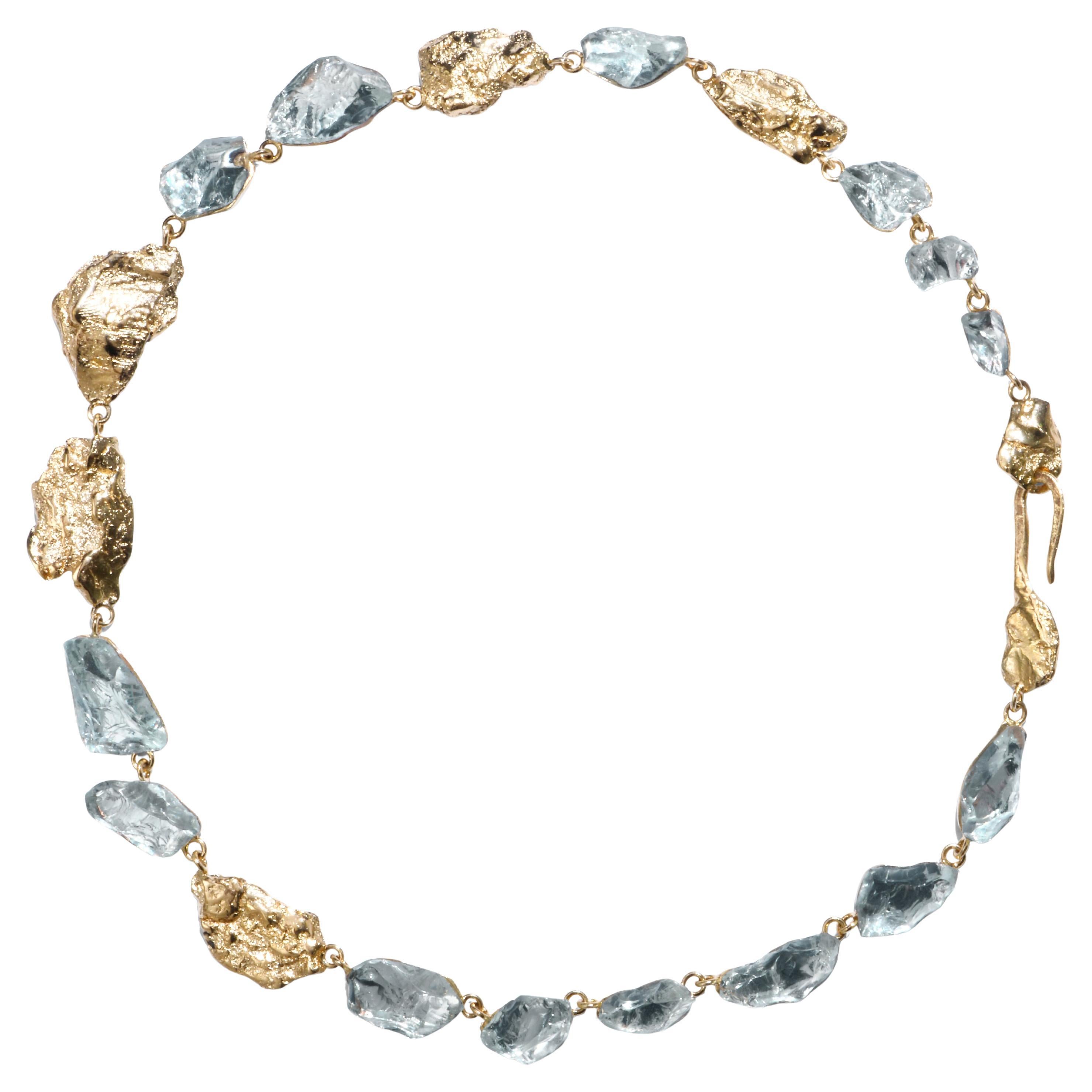 Fragment Et Marionite 2 Necklace in Bronze 
Mirror by Marion Fillancq