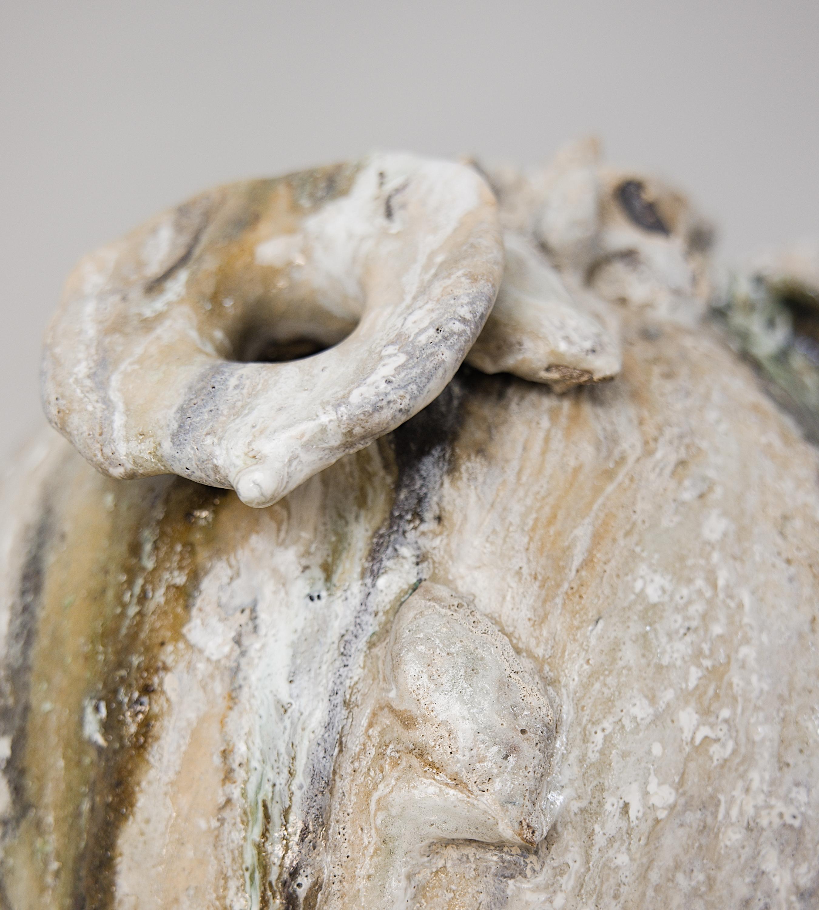 XXIe siècle et contemporain Fragment Vase en forme de cosse de lune Fubuki III en vente