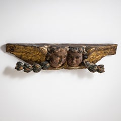 Fragment of a Frame with winged Cherub heads, 18th Century