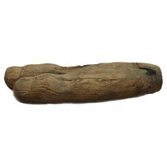 Fragment of a wooden Buddha's foot from the Heian to Kamakura period / Wabi-Sabi
