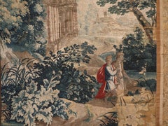 Frammento di un arazzo di Aubusson del XVIII secolo