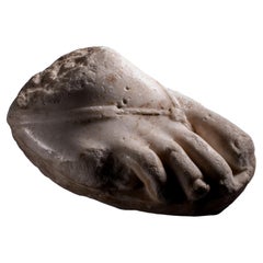 Antique Roman Marble Foot